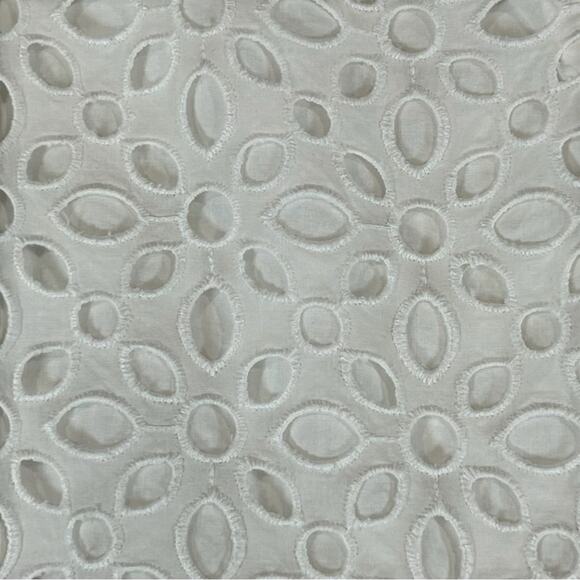 J.CREW Eyelet Lace Side Zip Midi Dress | S | White | Boho Romantic Vacation - Picture 14 of 16